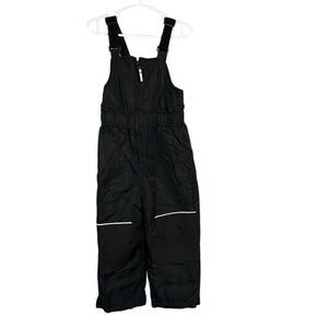 Swiss Tech Toddler Snow Bib Overalls Black Size 4T Winter Casual